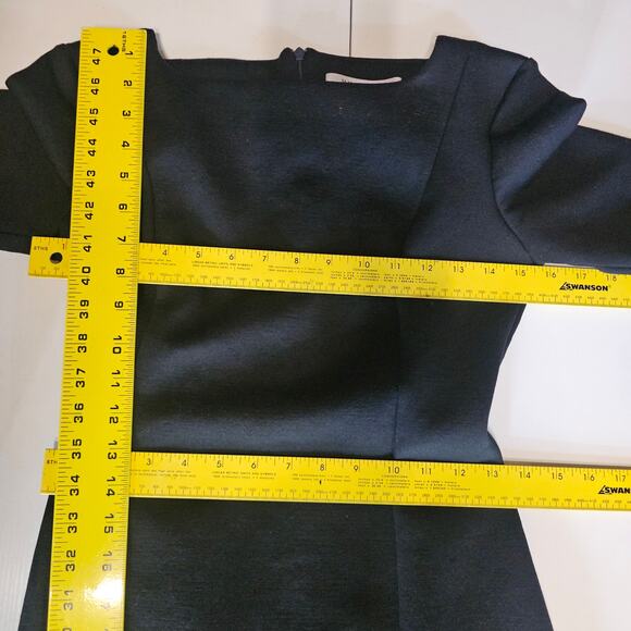 M.M. Lafleur Second Act The Joanna Dress Worth Black Mini Dress Women's 0P 3415 - Picture 8 of 12